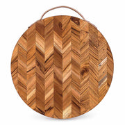 Herringbone Pattern Wooden Chopping Board-0