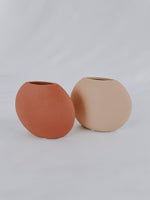 Francine Ceramic Terracotta Vases Set-1