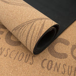 Cork Yoga Mat & Canvas Bag-3