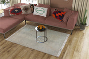Flatweave Overdyed Jute Rug - 207 × 165 cm-1