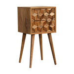 Mini Cube Carved 2 Drawer Bedside wholesalers