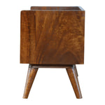Chestnut Nordic Storage Bench-7