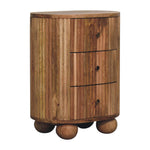 Soba Ball 3 Drawer Bedside-3