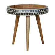 Small Patterned Nordic Style End Table for resale