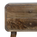 wholesale Curved Classic Grey Washed Bedside for resale