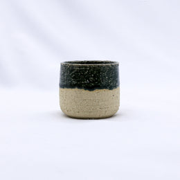 Bluvio Handmade Ceramic Milled Stoneware Espresso Mug-0