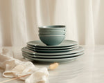 Maeve Porcelain Round Starter Plate Green-1