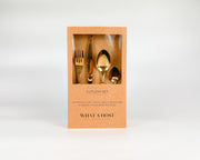 Milan Gold Stainless Steel Cutlery Sets x16/24 pieces-2