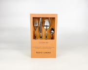 Monaco Silver Stainless Steel Cutlery Sets x16/24 pieces-4