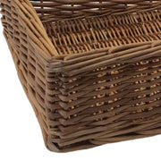 Large Double Steamed Storage Wicker Tray-1