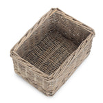 Wicker Grey Wash Storage Tray-3