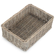 Wicker Grey Wash Storage Tray-4