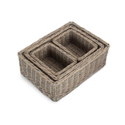 Wicker Grey Wash Storage Tray-1