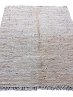 Flatweave Natural Jute Rug - 201 x 146 cm-2