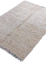 Flatweave Natural Jute Rug - 201 x 146 cm-3