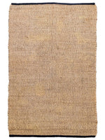 Braided Natural Jute Rug - 186 x 146 cm-0