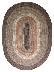 Braided Natural Jute Rug - 271 x 189 cm-0