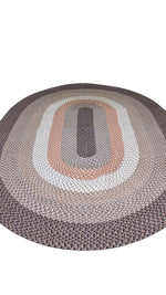 Braided Natural Jute Rug - 271 x 189 cm-1
