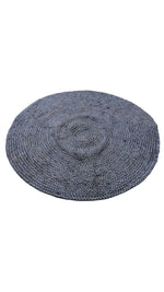 Braided Overdyed Jute Rug - 104 x 104 cm-2