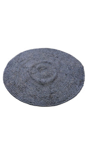 Braided Overdyed Jute Rug - 104 x 104 cm-2