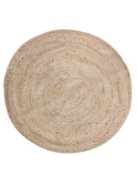 Braided Natural Jute Rug - 116 x 116 cm-0