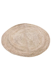 Braided Natural Jute Rug - 116 x 116 cm-2
