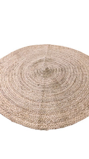 Braided Natural Jute Rug - 91 x 91 cm-4