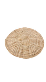 Braided Natural Jute Rug - 85 x 85 cm-2