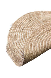 Braided Natural Jute Rug - 85 x 85 cm-4