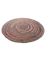 Braided Overdyed Jute Rug - 213 x 213 cm-2