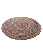 Braided Overdyed Jute Rug - 213 x 213 cm-2