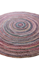Braided Overdyed Jute Rug - 213 x 213 cm-3