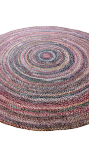 Braided Overdyed Jute Rug - 213 x 213 cm-3
