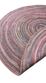 Braided Overdyed Jute Rug - 213 x 213 cm-4