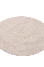 Braided Natural Jute Rug - 101 x 101 cm-2