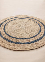 Braided Natural Jute Rug - 152 x 152 cm-2