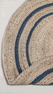 Braided Natural Jute Rug - 152 x 152 cm-4