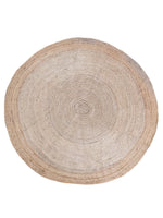 Flatweave Natural Jute Rug - 146 x 146 cm-0