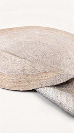 Flatweave Natural Jute Rug - 146 x 146 cm-3