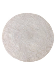 Braided Natural Jute Rug - 122 x 122 cm-0