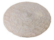 Braided Natural Jute Rug - 122 x 122 cm-2