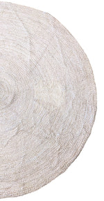 Braided Natural Jute Rug - 122 x 122 cm-4
