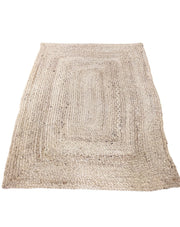 Braided Natural Jute Rug - 122 × 85 cm-3