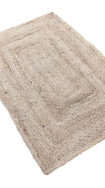 Braided Natural Jute Rug - 122 × 85 cm-2