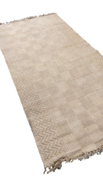 Flatweave Natural Jute Rug - 244 × 119 cm-2