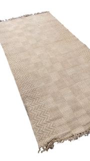 Flatweave Natural Jute Rug - 244 × 119 cm-2