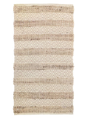 Braided Natural Jute Rug - 125 × 73 cm-0