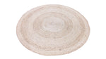Braided Natural Jute Rug - 119 x 119 cm-2