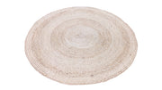 Braided Natural Jute Rug - 119 x 119 cm-2