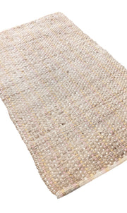 Braided Natural Jute Rug - 155 x 94 cm-2